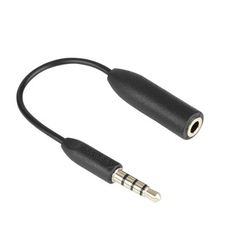 3.5mm Female TRS Microphone Adapter Cable to 3.5mm Male TRRS
