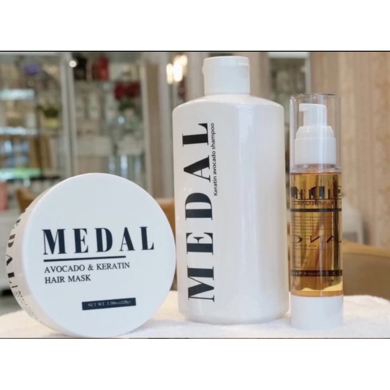 Medal มาร์คเคราตินฝรั่งเศส เซรั่ม แชมพู ของแท้ 100% พร้อมส่ง*Vorravarran*