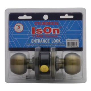 ลูกบิดทั่วไป ISON 8013 หัวกลม ISON 8013 AB ENTRANCE KNOB