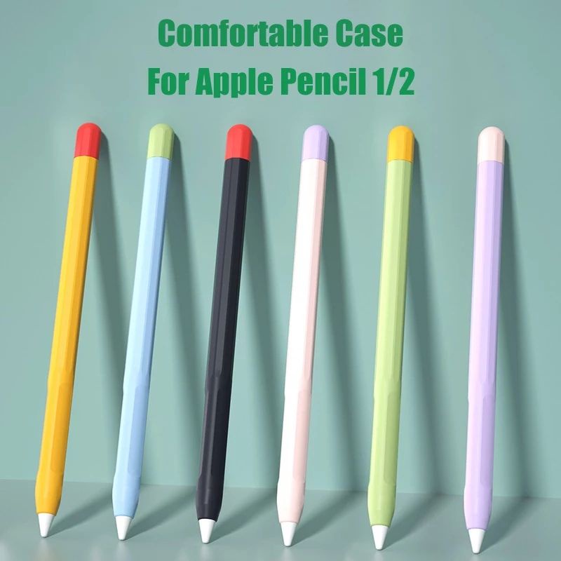 เคสปากกาไอแพด รุ่น 1/2 สีพาสเทลทูโทน Apple pencil case gen 1/2 (pastel 2 tone)