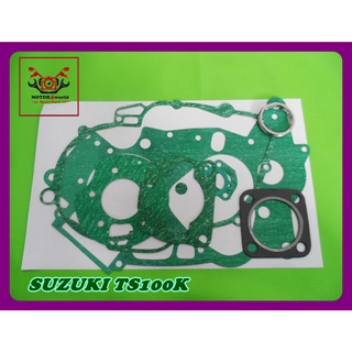 SUZUKI TS100K ENGINE GASKET COMPLETE SET // ปะเก็นเครื่อง ปะเก็นนก สินค้าคุณภาพดี