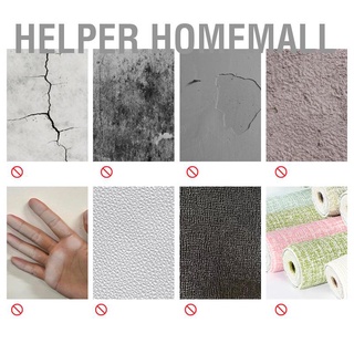 Helper Homemall สติกเกอร์โฟมเทียม ลายอิฐ 3D มีกาวในตัว กันน้ํา กันชน สําหรับติดตกแต่งผนังห้องนอน ห้องครัว Diy