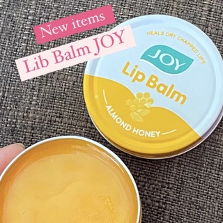 lip balm joy ลิปบาล์มกลิ่นอัลมอนด์+น้ำผึ้ง