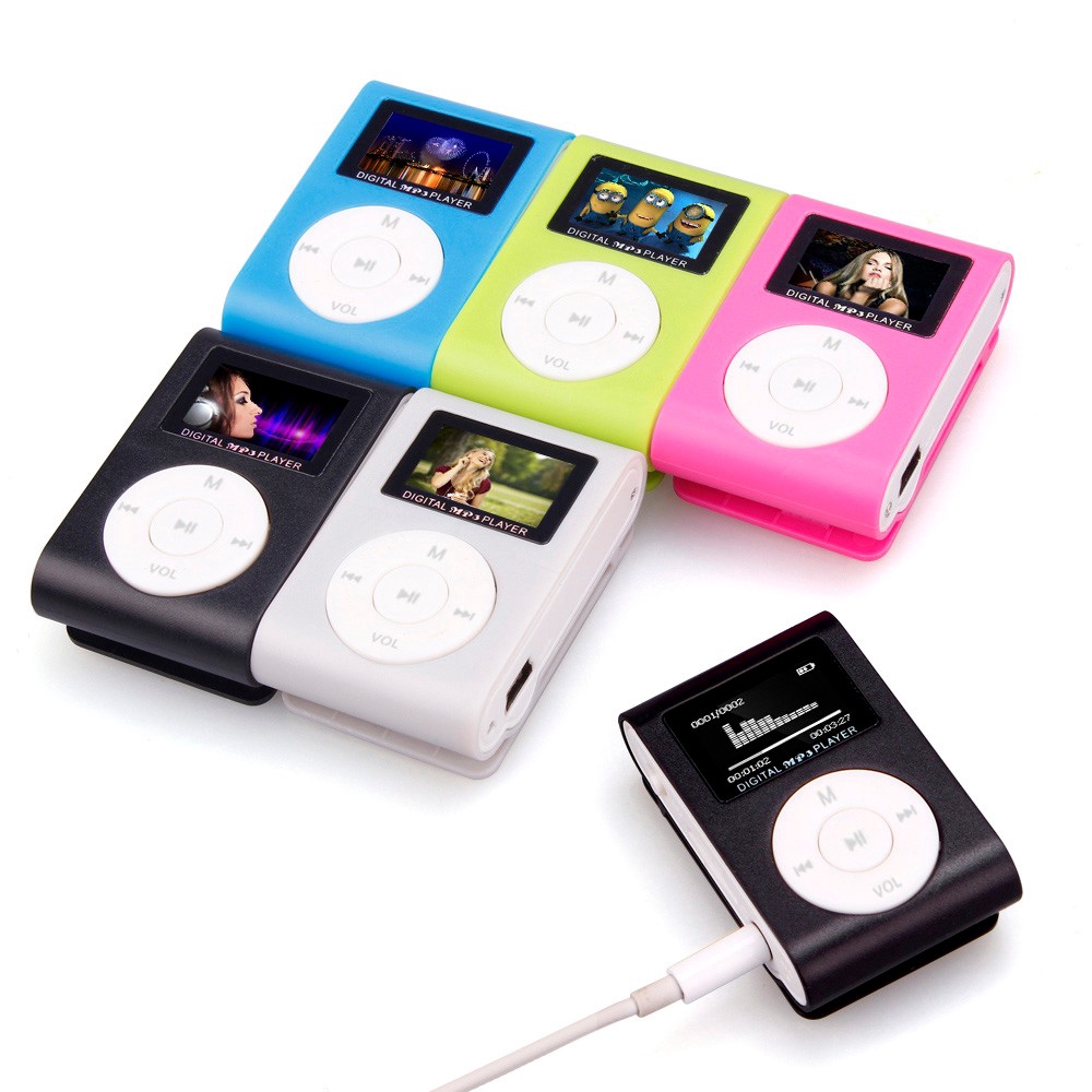 Classic MP3 Auido Player 1.8inch Multi-language Bluetooth 5.0 Mini Portable  Music MP3 MP4 Player USB 2.0 3.5mm Jack for Windows