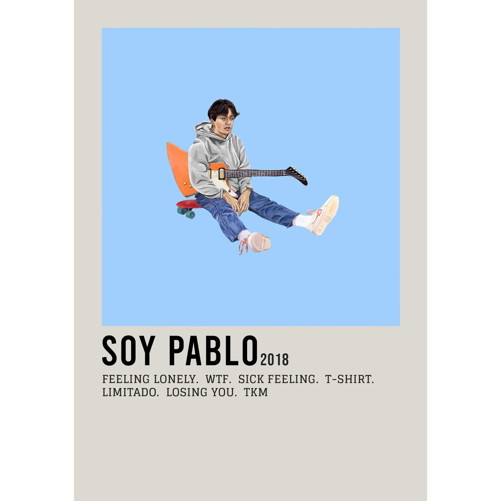 โปสเตอร์ปกอัลบั้ม Soy Pablo by Boy Pablo