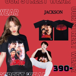 เสื้อยืดผ้าฝ้ายพิมพ์ลายแฟชั่น Bad Company Jackson wang