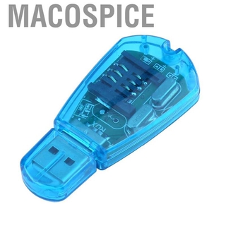 อะแดปเตอร์การ์ดรีดเดอร์ Macospice Usb Sim Card Reader Writer Clone + Driver Gsm 3g Hy