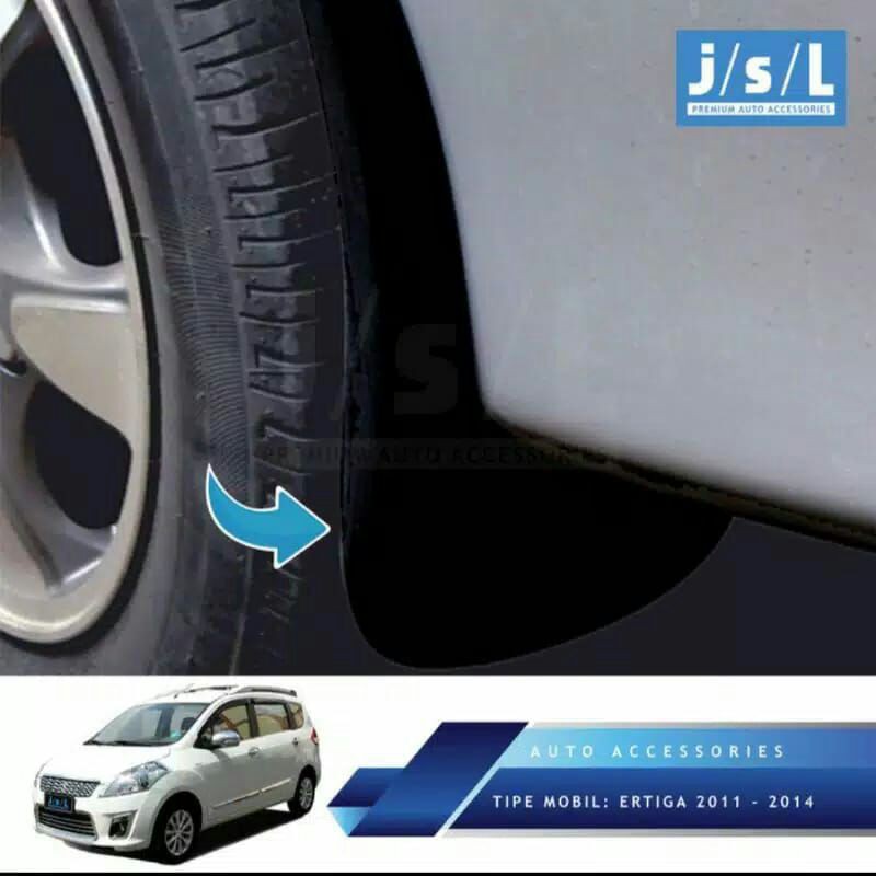 บังโคลน Ertiga 2011-2014 พรมโคลนสีดํา