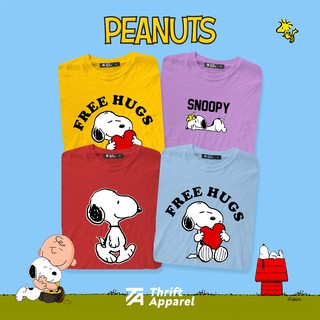 เสื้อยืดคอกลม Snoopy | Thrift Apparel T-Shirtเสื้อยืด