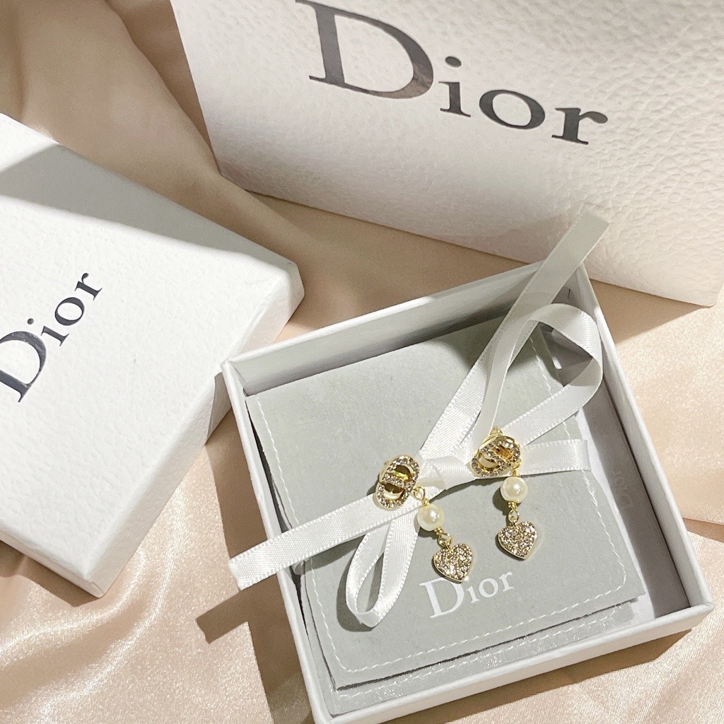 แฟชั่นแบรนด์ ง จดหมายรักต่างหูมุกเพชรที่มีรุ่นเดียวกันของเทรนด์วัสดุโนเบิลสง่างามประณีต - รูปที่ 4