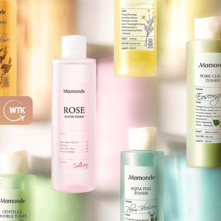 Mamonde Flower Toner 250 มล. - น้ํากุหลาบ / เซนเทลล่าทรูเบิล / คาโมมายล์ เพียว / ทําความสะอาดรูขุมขน / อควาพีล (ผลิตภัณฑ์ขายดีที่สุดของมามอนด์)