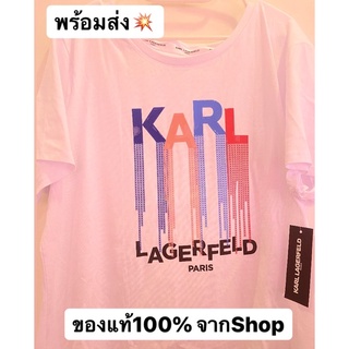 เสื้อ Karl Lagerfeld ของแท้100%📌 ไซส์XL เสื้อยืดขาวมือ1 พร้อมป้าย💥ผ้าเนื้อดีใส่สบาย พร้อมส่ง