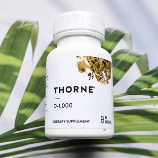 วิตามินดี D-1000 IU 90 Capsules (Thorne Research®) Vitamin D (1,000 IU) 25 mcg