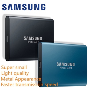 Samsung T5 Ssd Hdd 1TB 2TB ฮาร์ดไดรฟ์ภายนอกแบบพกพา Usb 3.1 สําหรับคอมพิวเตอร์ตั้งโต๊ะแล็ปท็อป