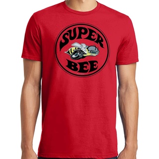 เสื้อยืดแขนสั้น ผ้าฝ้าย พิมพ์ลาย Dodge Super Bee สําหรับผู้ชาย