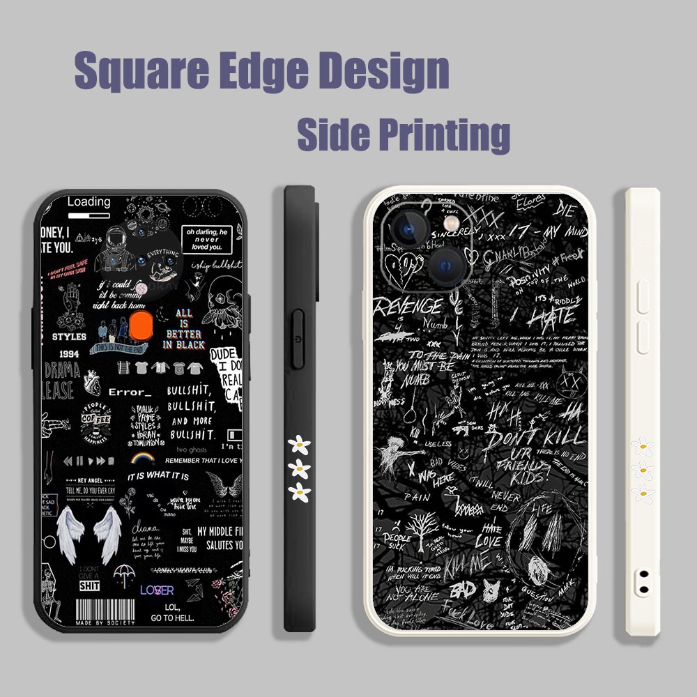 ความงามสีดําน่ารัก Tumblr Dark Glitch WLX11 สําหรับ Redmi 9A 9C หมายเหตุ 8 10 10s NFC เคสโทรศัพท์สแค