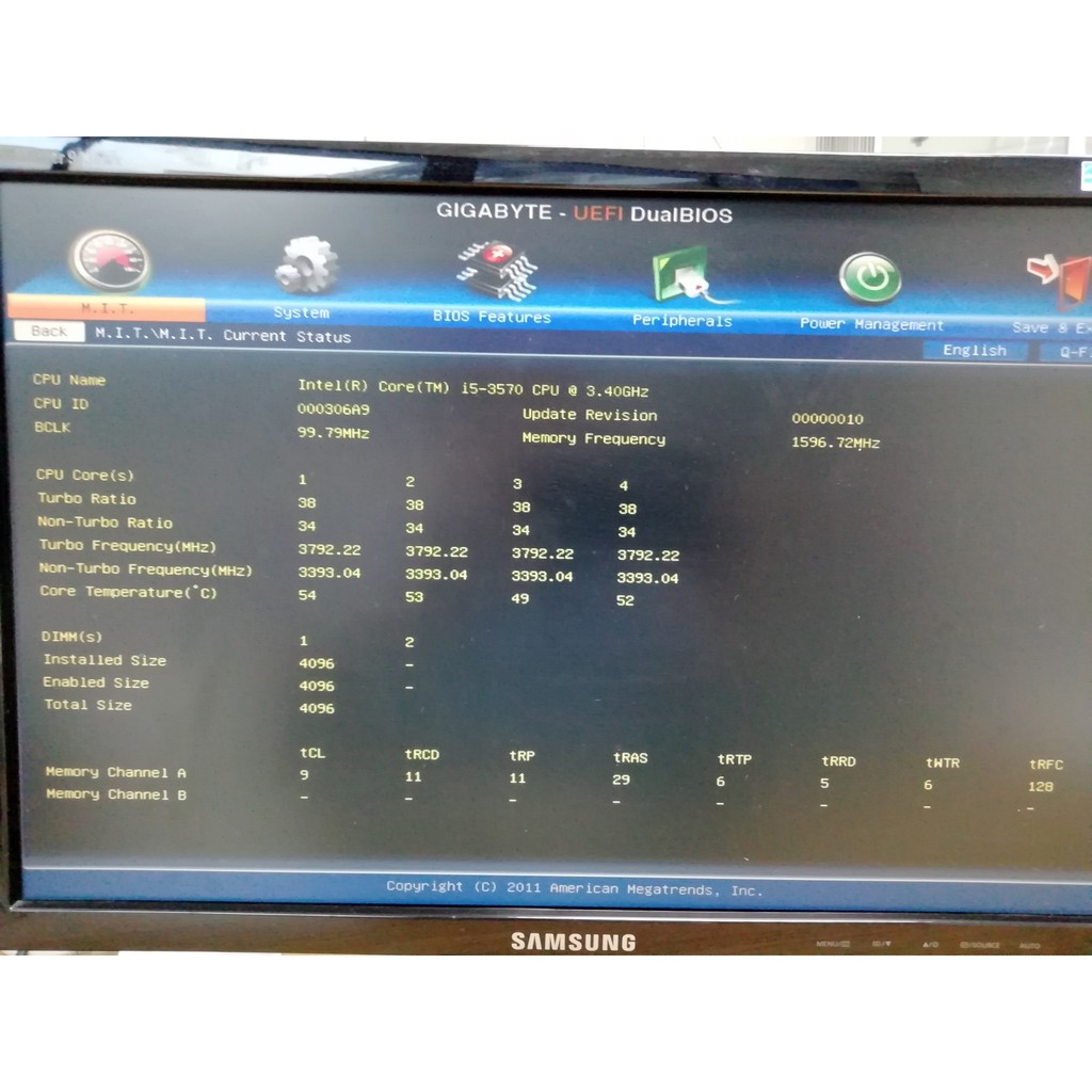 CPU INTEL Core I5 3570, i5 3570K 3.40 GHz LGA 1155 มือสอง - panapat9 ...