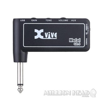 Xvive : Amplug GA-4 (Metal แอมป์ปลั๊คคุณภาพดี ขนาดพกพา เหมาะสำหรับใช้ซ้อมซ้อมกีต้าร์ไฟฟ้าและกีต้าร์เบส )