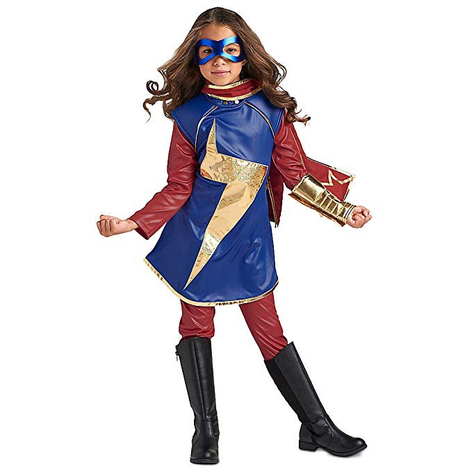 ชุดคอสตูมเด็ก Ms. Marvel Costume for Kids Size: 7/8 ชุดมาเวล เวอร์ชั่นการ์ตูน สำหรับเด็ก 7-8 ขวบ ของ