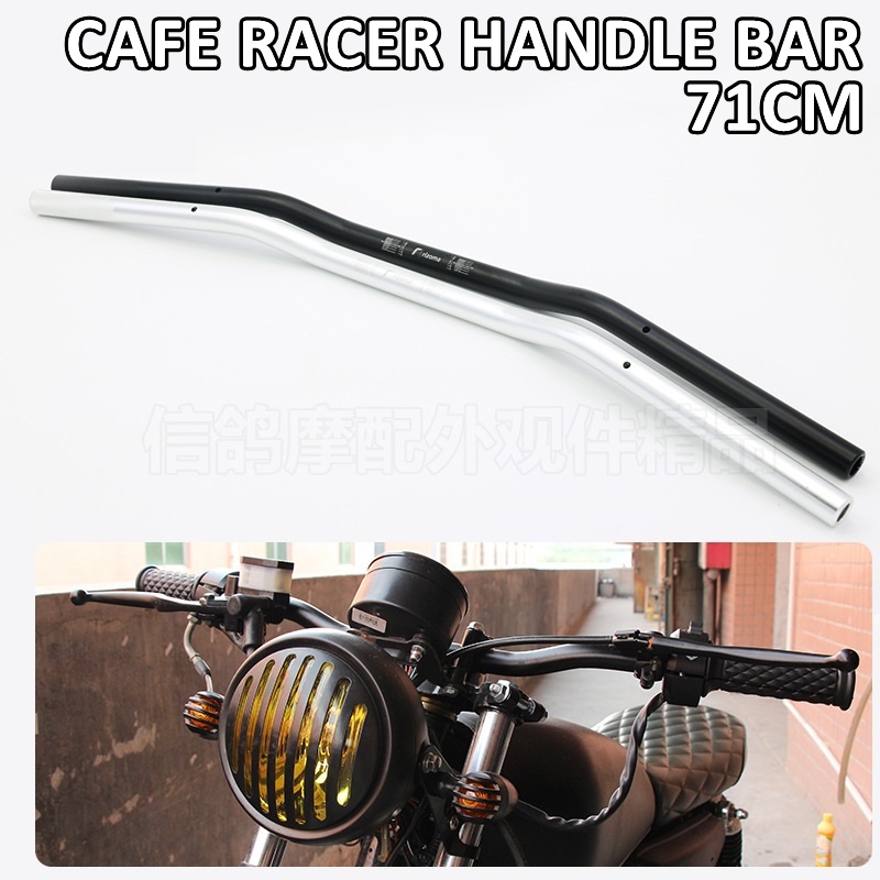 Cafe RACER AFTERMARKET HANDLE BAR 22MM 71CM WIDTH UNIVERSAL