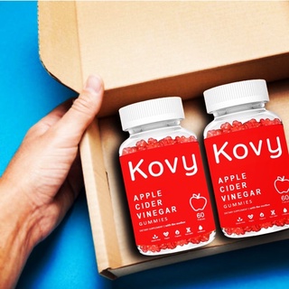 (แพ็ค X2) Kovy ACV Gummy | with the Mother 1000 mg 60 gummies แอปเปิ้ลไซเดอร์ เยลลี่ลดน้ำหนัก คุมอาหาร นำเข้าจาก🇺🇸