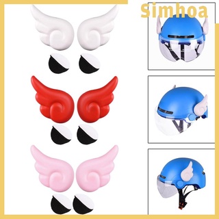 [SIMHOA] หมวกกันน็อคมอเตอร์ไซค์ ปีกนางฟ้า เหมาะสําหรับหมวกกันน็อคสโนว์บอร์ด 2 ชิ้น