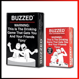 การ์ดเกม Buzzed The Hilarious Party Game That Will Get You &amp; Your Friends ของเล่นสําหรับเด็ก