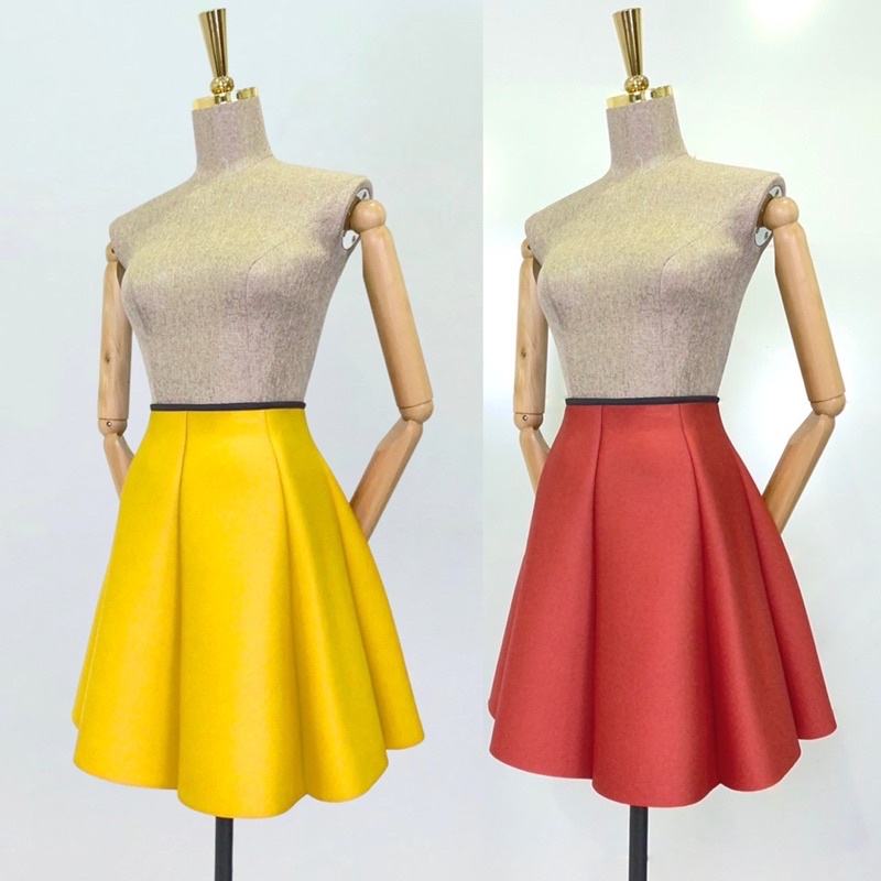 กระโปรง7ชิ้นผ้าโฟมสีพื้นสดใส - รูปที่ 4