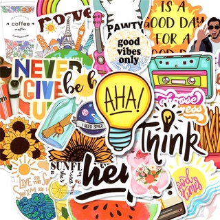 ❉ VSCO Sunshine Healing Slang สติ๊กเกอร์ ❉ 25Pcs/Set DIY Fashion Waterproof Doodle Decals สติ๊กเกอร์