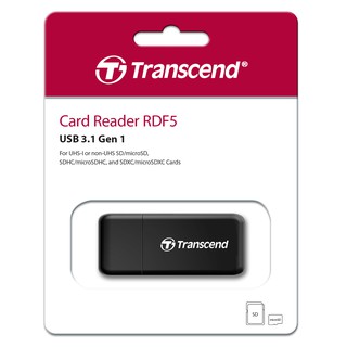 TRANSCEND RDF5 SD/microSD Card Reader USB 3.0 การ์ดรีดเดอร์พกพา