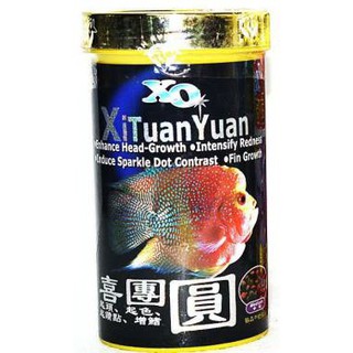 XO Xi Tuan Yuan อาหารปลาหมอสี สูตรสูตรเร่งโหนก เร่งแดง เร่งมุก ชนิดเม็ดกลาง ขนาด100g.