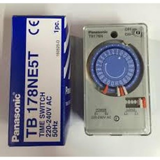 ส่งฟรี ทามเมอร์พานาโซนิค Panasonic Time switch สวิทซ์นาฬิกาตั้งเวลา 24 ชม. ราคาร่วมภาษีแล้ว