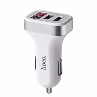 Hoco Car Charger ตัวขยายจุดบุหรี่ภายในรถยนต์ รุ่น Z3 ( สีขาว )