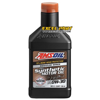 AMSOIL SAE 0W-30 Signature Series 100% Synthetic Motor Oil 1 Quart 946 mL