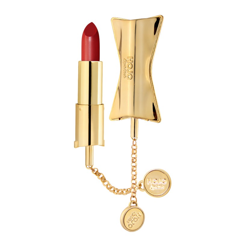 Sale!! Hojo Lipstick Luxury Bow [8050] ลิปสติกเนื้อแมท แท่งสีทองสวยหรู