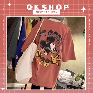 QKshop เสื้อยืดมิกกี้สุดน่ารัก💞ลายไม่เหมือนกับใครใส่สบายเท่ห์ไม่ซ้ำใครใส่แล้วเพิ่มเสน่ห์⭐️ใครเป็นสายการ์ตูนรีบมารับไปใส่