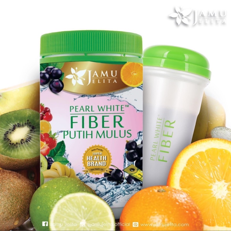 Jamu Jelita Pearl White Fiber ไฟเบอร์สำหรับคนที่ถ่ายยาก