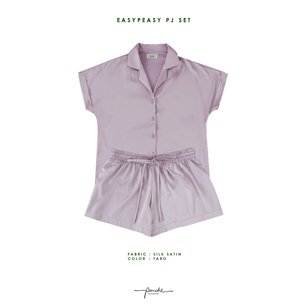Panche.Sleepwear ชุดนอนรุ่น EasyPeasy สี Taro