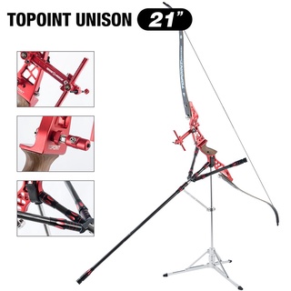 Topoint 21 นิ้วการแข่งขัน Recurve Bow CNC Bow Riser อลูมิเนียม Riser สำหรับ Recurve Bow ILF Biser