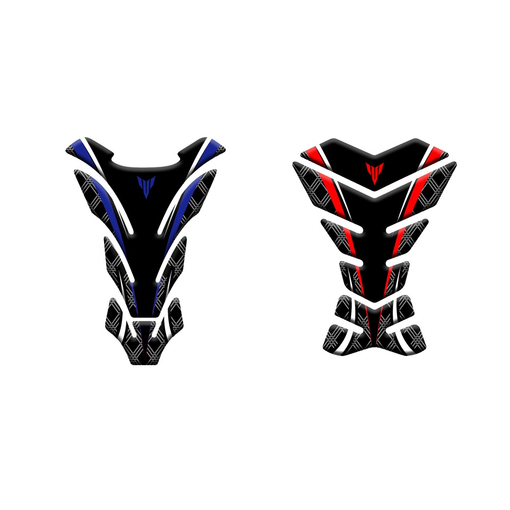 Motorcycle 3D Carbon Fiber Fuel Tank Cover Pad Sticker Gas Tank Cap Cover Decal For Yamaha MT07 MT09 MT-07 MT-09 Tracer