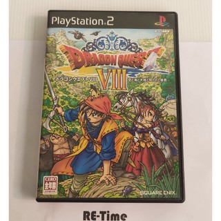 แผ่นเกมส์ PS2 Dragon Quest VIII: Journey of the Cursed King ,มือ2 ภาษาญี่ปุ่น