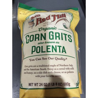 Bobs Red Mill Corn Grits Polenta 680g ข้าวโฟดบด100%