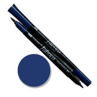 ปากกาเพ้นส์ผ้า สีน้ำเงิน (1 ด้ามมี 2 หัว)