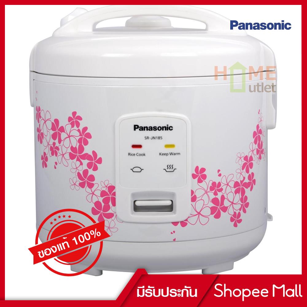 PANASONIC หม้อหุงข้าวสมาร์ทคุ๊ก ขนาด 1.0 ลิตร สีขาวมะลิ รุ่น SR-JN105WSN (11447)