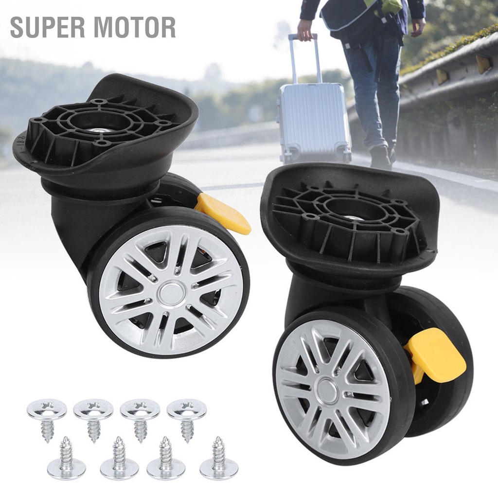 Super Motor Outdoor Mute Brake Universal Wheel Draw‑bar Box Suitcase Luggage Cases Replacement