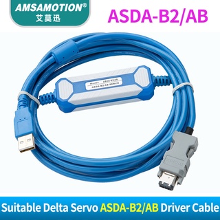 Yth YY ASDA-B2 AB สายเคเบิ้ลเชื่อมต่อโปรแกรม สําหรับ Delta A2 Servo Drive CN3 ASD-CNUS0A08