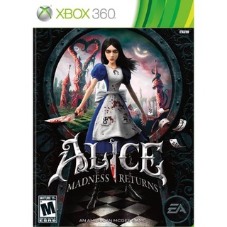 Alice Madness Returns xbox360 แผ่นเกมส์Xbox360 แผ่นไรท์เล่นได้กับเครื่องที่แปลงระบบแล้ว