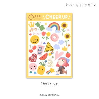 PVC sticker: Cheer up สติกเกอร์พีวีซี