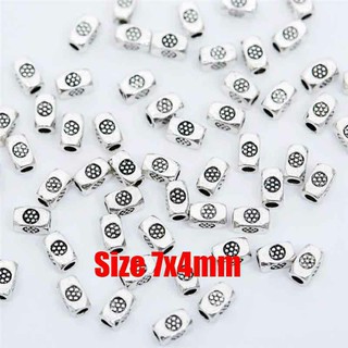 ลูกปัดโลหะสีเงิน3 (5 ชิ้น/set)