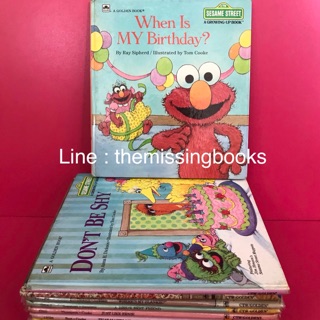 SESAME STREET a growing-up book หนังสือมือสอง ภาษาอังกฤษสำหรับเด็ก
